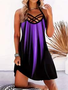 Tallas Grandes - Ropa de Mujer Tallas Grandes con Vestidos Camisola Estampados Nuevos, Modernos y Sexys - Rojo - Ver 4
