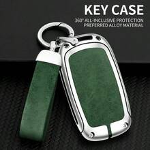 Zinc Alloy Car Key Case Cover With Keychain, Fit For 11th Civic/Accord, CR-V, HR-V, XR-V, Vezel, ZR-V, Type R, Everus Auto Key Protector Shell With Buckle - Bracelet - View 6