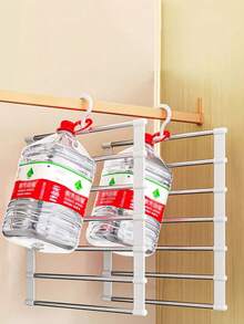 1pc/2pcs Foldable Magic Pants Hanger - Multi-Functional Storage Rack, Suitable For Jeans, Scarves, Closet Organization - View 4