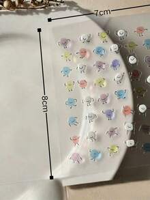 1 buah Stiker Dekoratif Bulat Wajah Tersenyum Macaron, Alas Transparan Tahan Air Perekat Mandiri, Palet Warna Lembut dan Lucu dengan Gambar Wajah Tersenyum Empat Lengan yang Digambar Tangan Sederhana, Gaya Seni Lucu yang Menenangkan, Cocok untuk Kolase, Dekorasi Casing Ponsel, Stiker Botol Minum, Mempercantik Buku Catatan, Juga untuk Modifikasi Kotak Penyimpanan, Dekorasi Kemasan Kotak Hadiah, Kompatibel dengan Berbagai Kreasi DIY Buatan Tangan - Macaron berbentuk wajah tersenyum bulat - View 5
