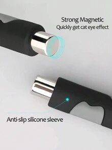 貓爪貓眼美甲磁鐵 強力圓柱形磁鐵 適用於磁性美甲膠 附貓爪矽膠保護套 多功能美甲沙龍 DIY 貓眼美甲磁性工具 美甲用品 - 彩色 - 查看 4