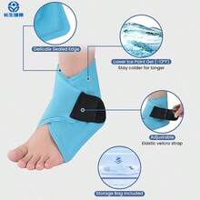 Wrist Cold/Hot Compress Ice Pack, All-In-One Wrist Joint Cooling Gel Ice Bag - Eye Patch - View 7
