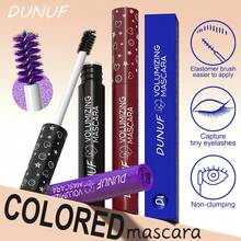 DUNUF Colorful Volumizing Mascara, Waterproof Smudge Proof Long Lasting Thick Lash Mascara, Vibrant Rainbow Color Eyelash Makeup For Party Cosplay Halloween Eye Makeup - Multicolor - View 6