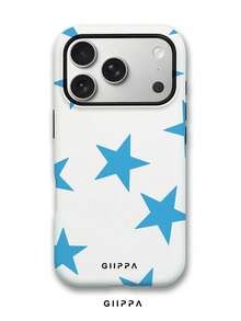 A Stylish Phone Case That Does Not Include A Lanyard Or Stand. GIIPPA Phone Case With A Red Star Design, Compatible With The 17 Pro, 16 Pro, 15 Pro, And 14 Pro. A Stylish And Interesting Korean-Style Phone Case, Also Compatible With The 11/12/13/14/15/16 Pro Plus. Stylish Design Suitable For Both Men And Women. A Great Gift For Christmas, Valentine's Day, Easter, Wedding Season, And Birthdays For Girlfriends. - 藍色 - 查看 1
