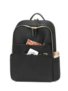 Waterproof Large Capacity Backpack Versatile Fashion - Black - View 9