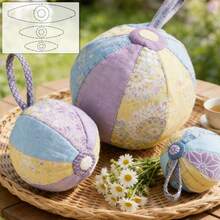 1 Stück handgefertigtes DIY Patchwork-Zeichenwerkzeug, runde Tasche Patchwork-Schablone DIY kugelförmige Tasche Quilting-Schablone, Schneiderhandwerk DIY Nähbedarf Set, langanhaltend PET Patchwork-Lineal geeignet für Bastelliebhaber - Klassiker - Übersicht 4