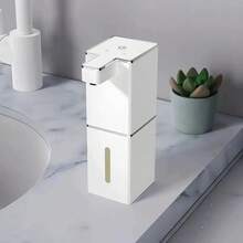 USB Rechargeable Smart Sensor Soap Dispenser, Portable Desktop Foam Electric Foaming Dispenser, Automatic Wall-Mounted Hand Soap Dispenser, Battery Capacity: 1200mAh - View 3