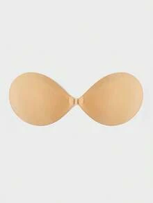 2/1 pieza Copas de sujetador adhesivas, Copas de sujetador de silicona autoadhesivas sin costuras y sin espalda para mujer, Lencería de uso diario y boda, Estilo bikini - Multicolor - Ver 17