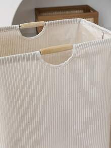 Bohemian Style Woven Storage Basket With Handles, Large Laundry Basket, Suitable For Bedroom, Bathroom And Dorm, Decorative Home Organization Basket - Multicolor - View 5