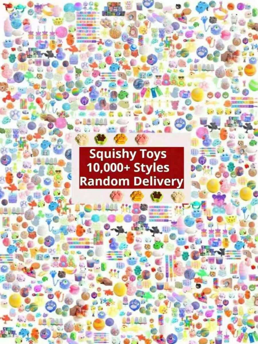 New 3/6/9/20PCS Squishy Toys | Mystery Package | Stress Relief Toys ...