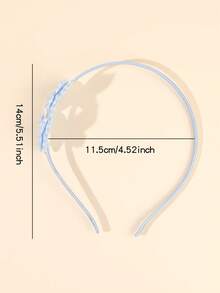 6pcs/Set Girls Side Bow Headbands, Sweet Faux Pearl And Faux Rhinestone Decorated Headbands, Suitable For Holiday Parties And Daily Wear, Teen Hair Accessories - Multicolor - View 5