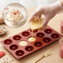 15 Cavity Vortex Silicone Candy Molds For Candy Chocolate Muffin Baking Cake Topper - Multicolor - View 3