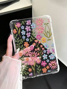 Colorful Floral Fashion Kindle Protective Case, Ins Style Line Flower & Leaf Pattern, Anti-Slip Protective Cover, Compatible With Kindle 11th Gen 2024/Kindle Paperwhite 12th Gen 2024/Kindle Colorsoft Signature Edition, Clara Colour/Bw/2E, Waterproof Shockproof Anti-Drop Anti-Scratch, Spring Gift, Birthday Gift - Multicolor - View 1