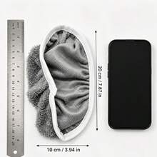 3pcs High-Quality Reusable Mop Pads: Approximately 10 Inches X 4.5 Inches, Compatible With 10-Inch Flat Mops, Washable, Durable, Highly Absorbent, Suitable For Dry And Wet Use, Ideal For Schools, Restaurants, Homes, And Hotels - One Size Fits All - View 7