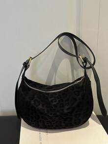 Casual Personalized Leopard Print Fashion Minimalist Chic Large Capacity Summer New Women's Shoulder Underarm Bag - Multicolor - View 2