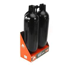 Ozark Trail 2-Pack Inflatable Boat Fenders – Black 5.5x20" With Fender Lines, Bumpers Buoys - Black - View 4