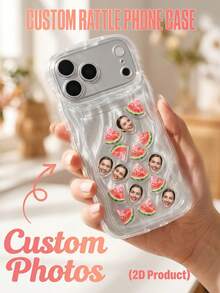 Casing Ponsel Shaker Foto Bayi Kustom, Casing Ponsel Transparan Anti Guncangan, Pelindung Ponsel Motif Kepala Kelinci, Casing Ponsel Seru dengan Cetakan Foto yang Dapat Disesuaikan. Terbuat dari Bahan Akrilik dengan Bingkai Anti Guncangan Bergelombang, Foto Potret Bayi yang Dapat Disesuaikan, Dekorasi Shaker Terintegrasi, dan Desain Cetak 2D. Cocok untuk Ibu dan Pembeli yang Mencari Hadiah Seru. Memberikan Perlindungan Ponsel Anti Jatuh dan Anti Gores untuk Penggunaan Sehari-hari. - MultiWarna - View 19