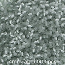 30g 4mm 貓眼玻璃珠 DIY 珠寶製作 - 鮮豔混色，手工時尚配件與手工藝項目隔珠，珠寶串珠，光澤反光珠，約 400 顆 - 仿貓眼 - 查看 15