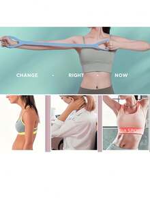 Yoga Resistance Bands - Random Color, Premium Elastic Fitness Stretch Rope, Suitable For Back Stretching, Body Shaping, Strength Training And Flexibility Exercises - Suitable For Home Workout, Gym And Outdoor Fitness - Multiple Styles - View 5