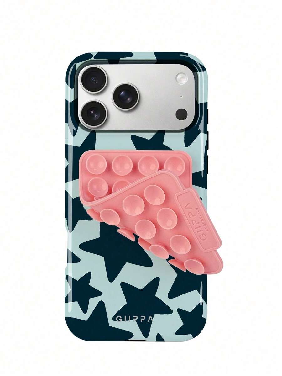 A Stylish Phone Case That Does Not Include A Lanyard Or Stand. This One-Piece Fashion Phone Case Features A Dark Blue Star Design And Is Suitable For The 17 Pro, 16 Pro, 15 Pro, And 14 Pro. A Stylish And Interesting Korean-Style Phone Case, Compatible With The 11/12/13/14/15/16 Pro Plus. Its Elegant Design Is Suitable For Both Men And Women. A Great Gift For A Girlfriend On Easter Or Her Birthday. - 深藍2 - 查看 1