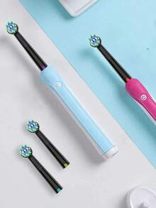 4/12 Count Compatible With OralB Electric Toothbrush Replacement Cross Clean Brush Heads, Toothbrush Head Refills Compatible With Oralb Pro Series Electric Toothbrushes - View 9