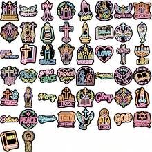 50PCS Bible Neon Graffiti Stickers Decoration Luggage Phone Guitar Scrapbook Sticker Classic - 1 Set - View 4