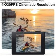 1080P HD Action Camera, 2-Inch LCD Screen, 140° Wide Angle, Digital Image Stabilization, Rechargeable Battery, Suitable For Bicycle And Helmet Mounts, For Cycling, Vlogging And Outdoor Video Recording (MP4 Format) - 查看 5