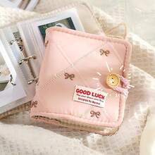 New High-End Small Photo Album Embroidered Butterfly 1-Pocket Card Holder, Highly Attractive INS Style 3-Inch Small Card Storage Album, Idol Fan Collection, High Transparency 20 Inner Pages - Photo Album - View 3