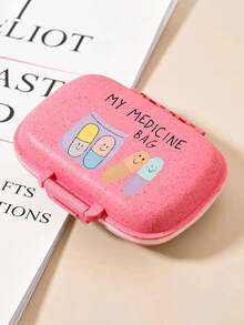 Portable Sealed Pill Box - Easily Fits In Pockets, Handbags And Wallets, Essential For Daily Medication, Essential For Business Travel, 8-Compartment Design Medication Storage Box, Nurse's Day Gift - Multicolor - View 6