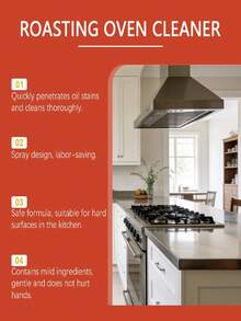 Kitchen Grease Spray Cleaner For Range Hood, Stovetop, Frying Pan And Heavy Oil Stains Cleaning Care Spray - Liquid - View 7