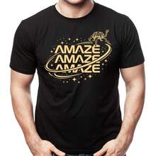 Men T-Shirts - 黑色 - 查看 1