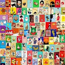 120張柔和春季風景圖案貼紙 手帳藝術裝飾貼紙 學用品 - 120PCS - 查看 2