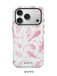 A Stylish Phone Case That Does Not Include A Lanyard Or Stand. GIIPPA 1pc Whale Shark Design Case For IPhone 17 Pro, Also Suitable For IPhone 16 Pro, 15 Pro, And 14 Pro. A Stylish And Unique Korean-Style Case, Compatible With IPhone 11/12/13/14/15/16 Pro Plus. The Elegant Design Is Suitable For Both Men And Women. A Great Gift For Christmas, Valentine's Day, Easter, Wedding Season, And Birthdays For Girlfriends. - 粉色 - 查看 1