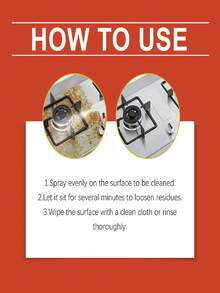 Kitchen Grease Spray Cleaner For Range Hood, Stovetop, Frying Pan And Heavy Oil Stains Cleaning Care Spray - Liquid - View 11