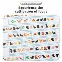 Wooden Animal Pattern Challenge Game, Preschool Children's Focus And Problem-Solving Ability Learning Toy - View 7