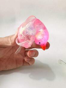 1pc Bright Color Slow Rebound Duck Shaped Squeeze Toy, Soft Touch, Can Be Freely Kneaded And Squeezed, Stress Relief Tool For Students And Office Workers To Relieve Anxiety, Also Suitable As Birthday Gift, Party Gift, Holiday Gift For Classmates And Friends - Multicolor - View 8