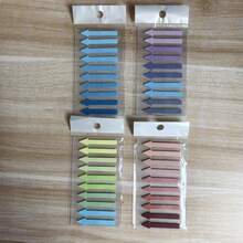 200pcs/Pack Gradient Arrow Shaped Index Tabs, Transparent Design, Suitable For Writing With Ballpoint Pen, For Student Notes, Highlighting And Categorizing Sticky Notes School Supplies - Multi Colors - View 20