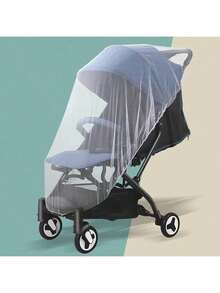 360° Full Coverage Baby Stroller Mosquito Net; Universal Thickened Anti-Insect Sunshade Stroller Mosquito Net; Portable Anti-Insect Sunshade Large Size Mosquito Net Cover - Mosquito Net for Strollers - View 4