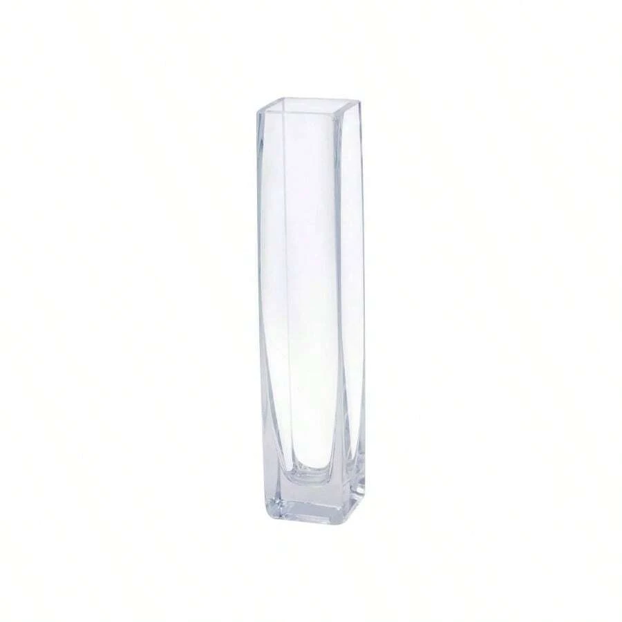 - Flower/Bud Glass Vase Decorative Centrepiece, Home or Wedding by - 23cmx 5.1cm, - Transparente, azul cobalto + 22,9 cm - Ver 1