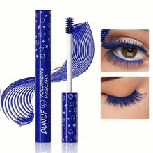 DUNUF Colorful Volumizing Mascara, Waterproof Smudge Proof Long Lasting Thick Lash Mascara, Vibrant Rainbow Color Eyelash Makeup For Party Cosplay Halloween Eye Makeup - Multicolor - View 2