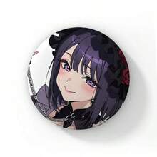 58mm 卡通可愛愛心漫畫《我太想把你穿起來了》琺瑯胸針 五條和也 卡通胸章圓形動漫收藏徽章裝飾 - 58 mm - 查看 17