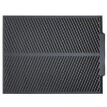 1pc Foldable Flexible Silicone Drainage Mat, Grooved Quick‑Drying Countertop Pad, Multi‑Size Kitchen Sink & Bathroom Vanity Counter Accessory, Available In Black White Grey - Draining Mat. New - View 6