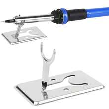 5pcs U-Shaped Stainless Steel Soldering Iron Holder Wall-Mounted Fixed Soldering Station Bracket DIY Electronic Welding Tool - 5 - View 6