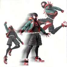 Miles Morales Action Figure Collectible Model, Birthday Gift For Boys, Party Favor - Multicolor - View 3