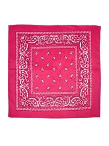 12pcs Fashion Paisley Pattern Square Handkerchiefs Unisex Versatile Accessories DIY Headscarf Hair Tie Scarf All Seasons - Multicolor - View 7