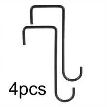 4pcs No-Drill Rust-Proof Fence Hooks, High Load-Bearing Multi-Functional Balcony Railing Flower Pot Hanging Rack - 4 - View 7