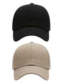 1 pièce/2 pièces Casquette de baseball respirante d'été unisexe, chapeau à bec de canard réglable avec protection solaire, convient pour la course, le cyclisme, la randonnée, la pêche et autres sports de plein air - Multicolore - Voir 6
