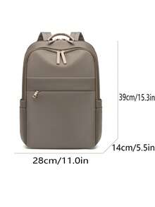Waterproof Large Capacity Backpack, Versatile And Fashionable - Khaki - View 5
