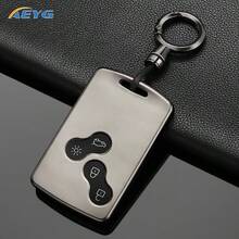 Metallic Gray TPU Car Key Fob Cover, Anti-Scratch Protective Shell Fit For Renault Duster Captur Clio Logan Megane RS 1/2/3/4 Koleos Scenic Fluence Zoe - Renault F Model - View 7