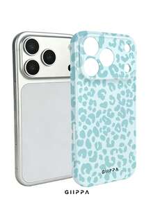GIIPPA Blue Leopard Print Phone Case, Compatible With IPhone 17, 16, 15, 14, 13, 12, 11, PRO MAX - Blue - View 2